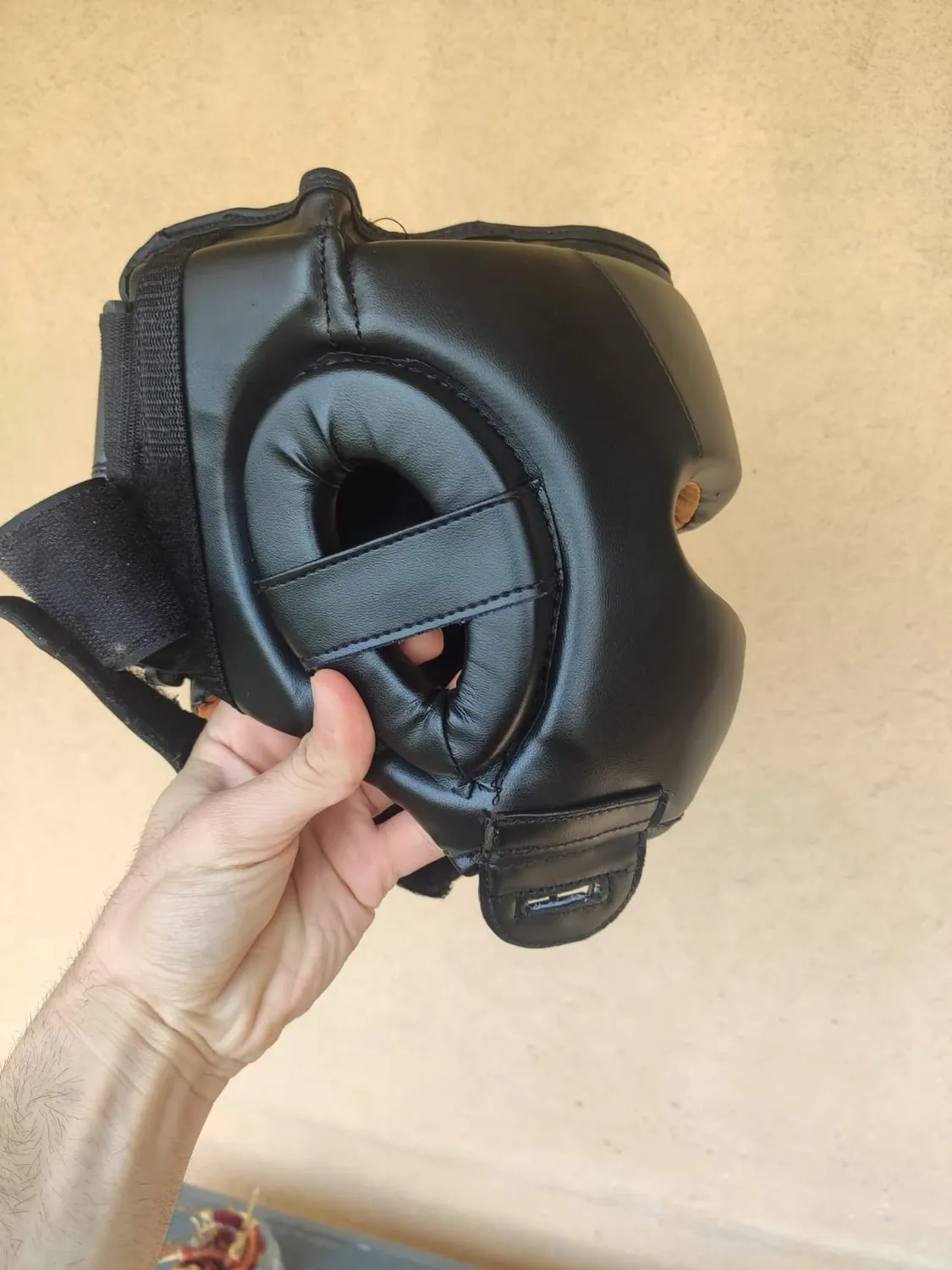 Leone 1947 casco boxe pelle L parazigomi