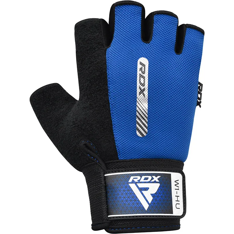 RDX W1 Guanti Palestra Silicone Neri Taglia L Traspiranti