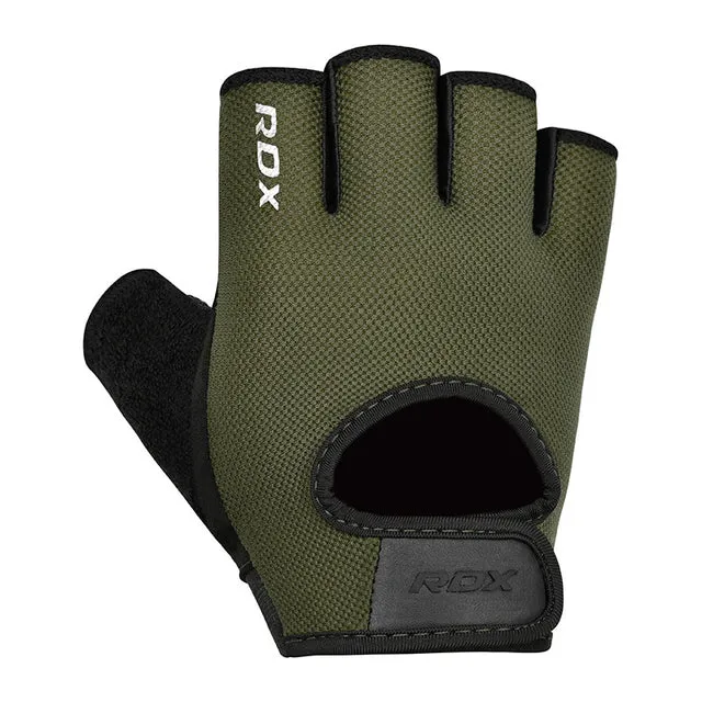 RDX T1 Guanti Palestra Grip Silicone Neri