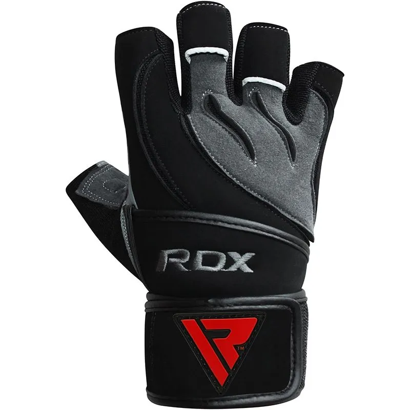 RDX L4 Deepoq guanti palestra pelle imbottiti