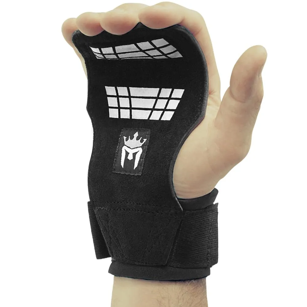Meister Elite guanti sollevamento pesi pelle XS