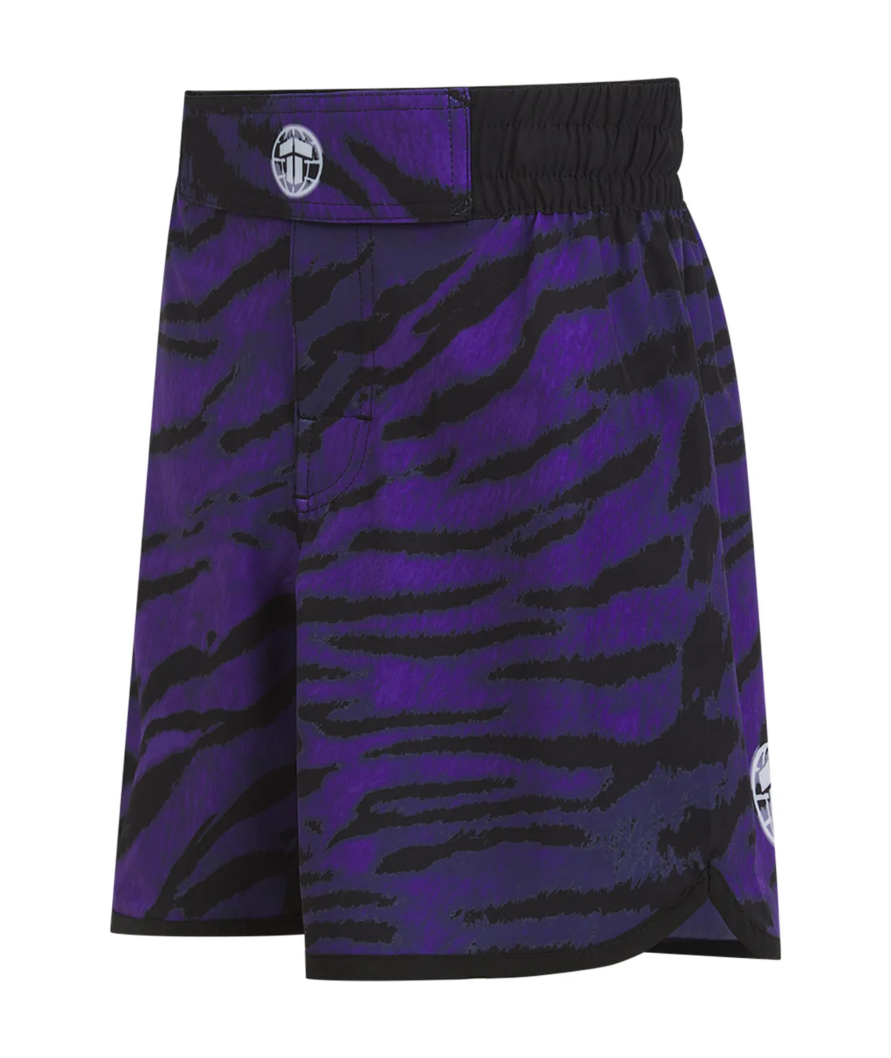 Tatami Fightwear Recharged Purple Tiger pantaloncini bambino grappling