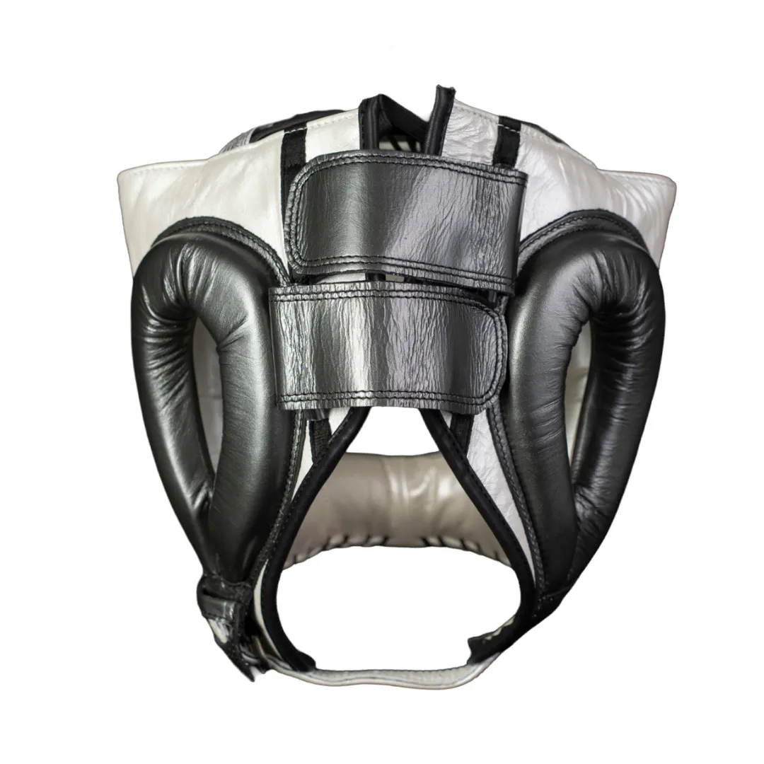Cleto Reyes Tradicional Caschetto Boxe Perla Grigio Pelle