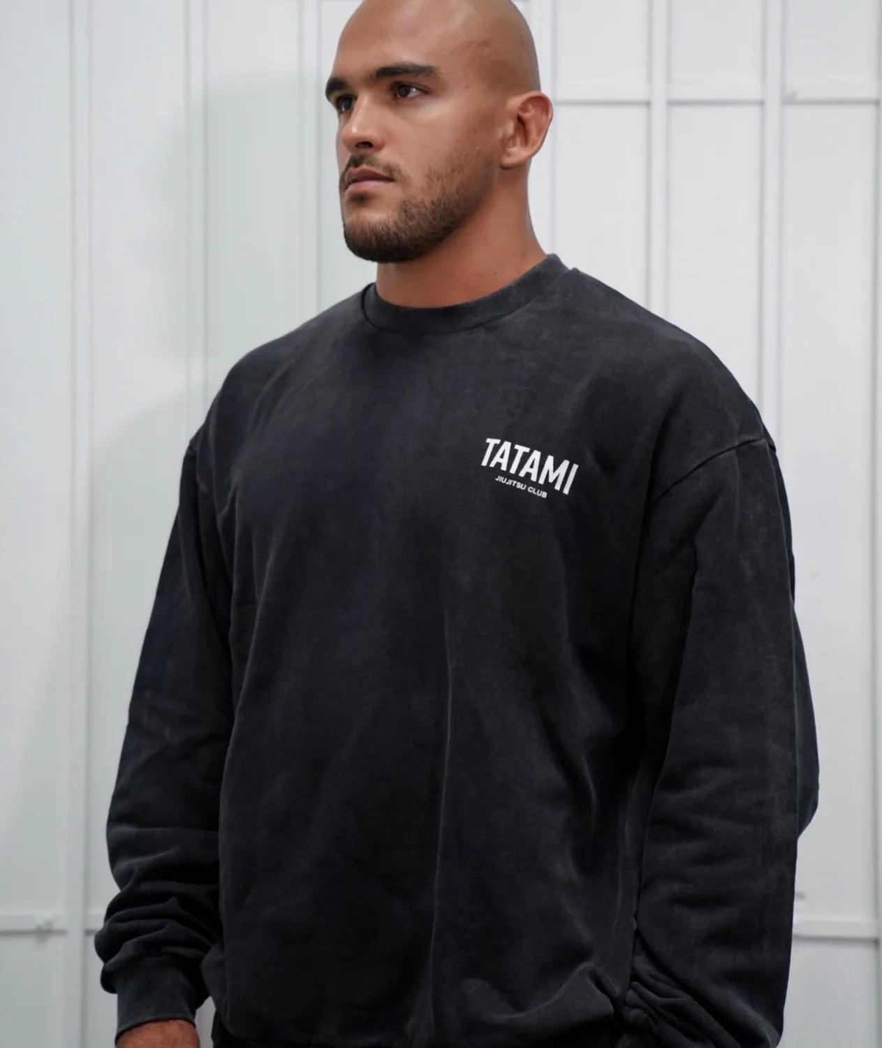 Tatami Fightwear JJ Club felpa oversize grigia stonewash