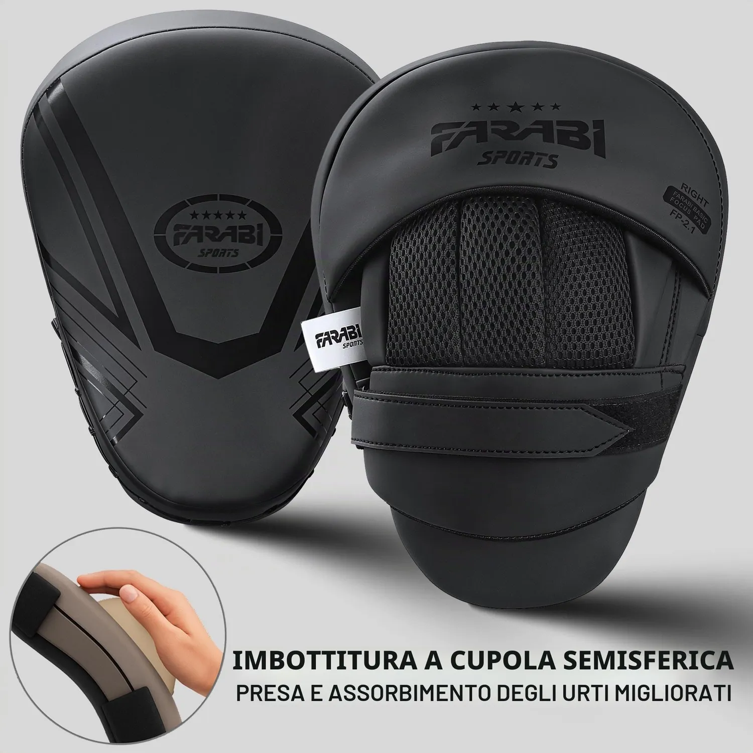 Farabi Sports Colpitori Boxe Curvi Coppia Leggeri Traspiranti