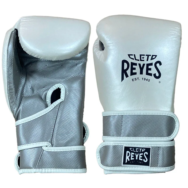 Cleto Reyes Heros 500 guanti boxe cuoio 14 oz neri onice