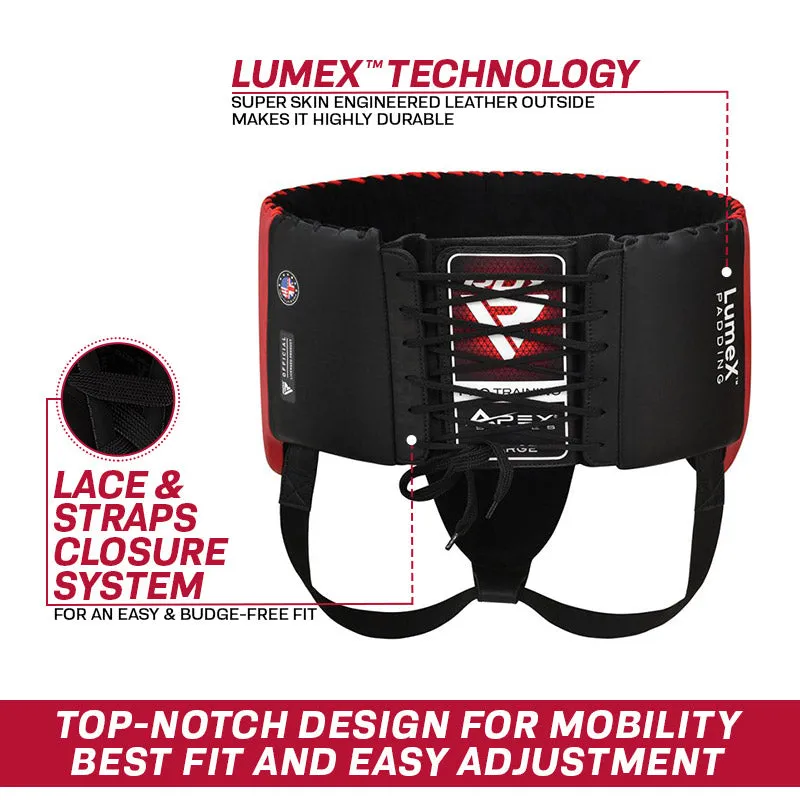 RDX Apex Protezione Inguinale Boxe Blu Con Conchiglia Rigida