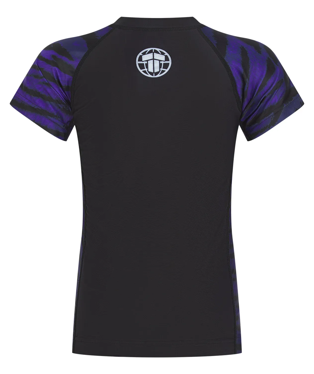 Tatami Fightwear Recharged Purple Tiger rash guard bambino manica corta