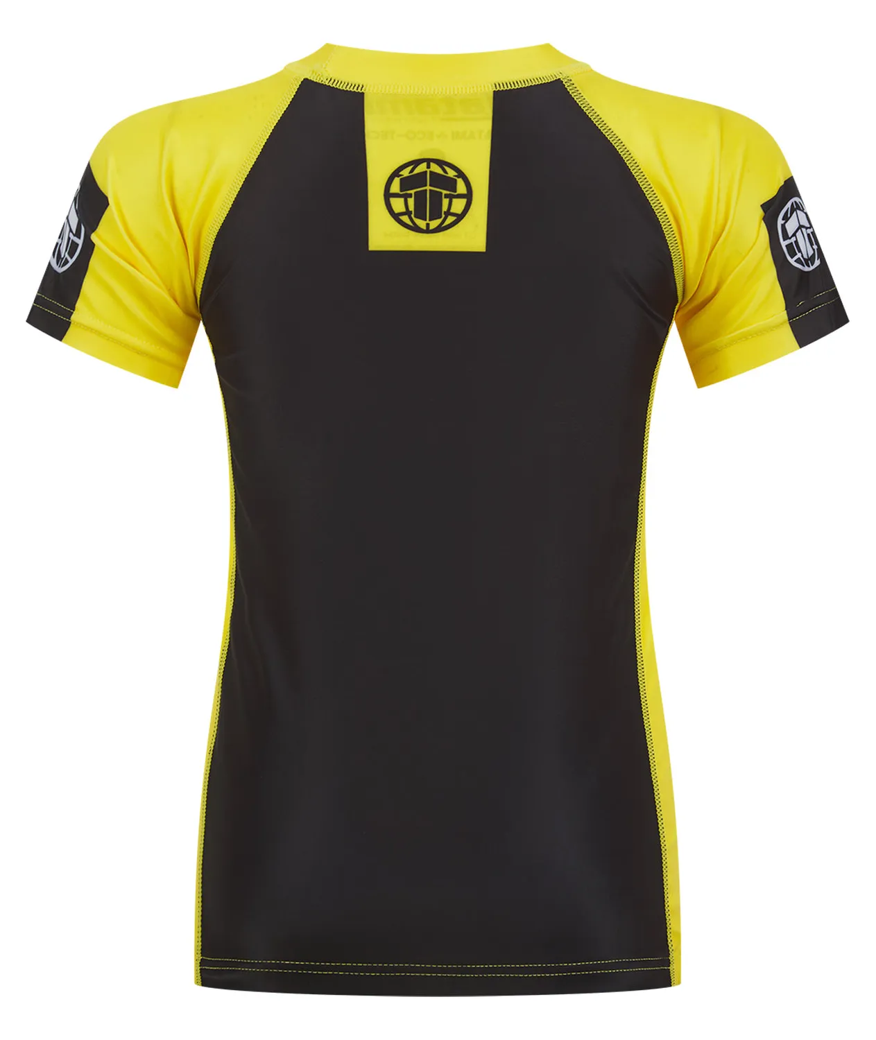 Tatami Fightwear IBJJF Ranked rash guard bimbo gialla corta