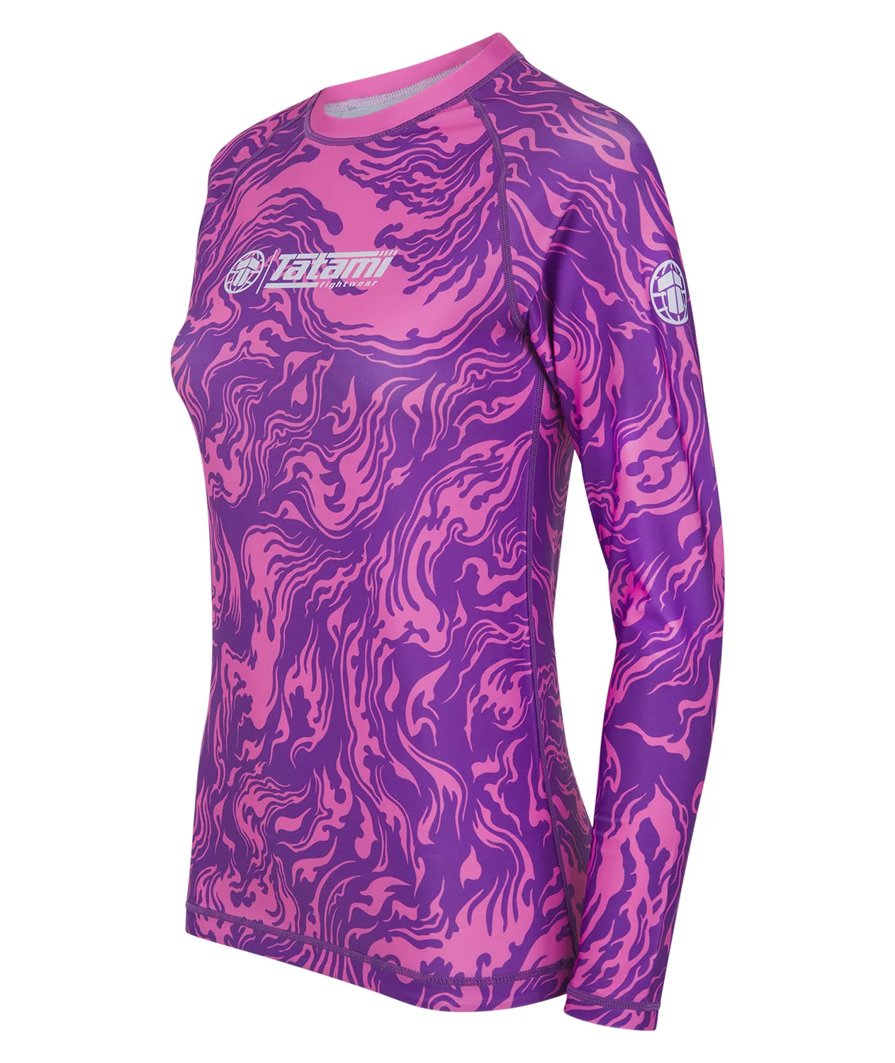 Tatami Helena Rash Guard Manica Lunga Donna Rosa Lava