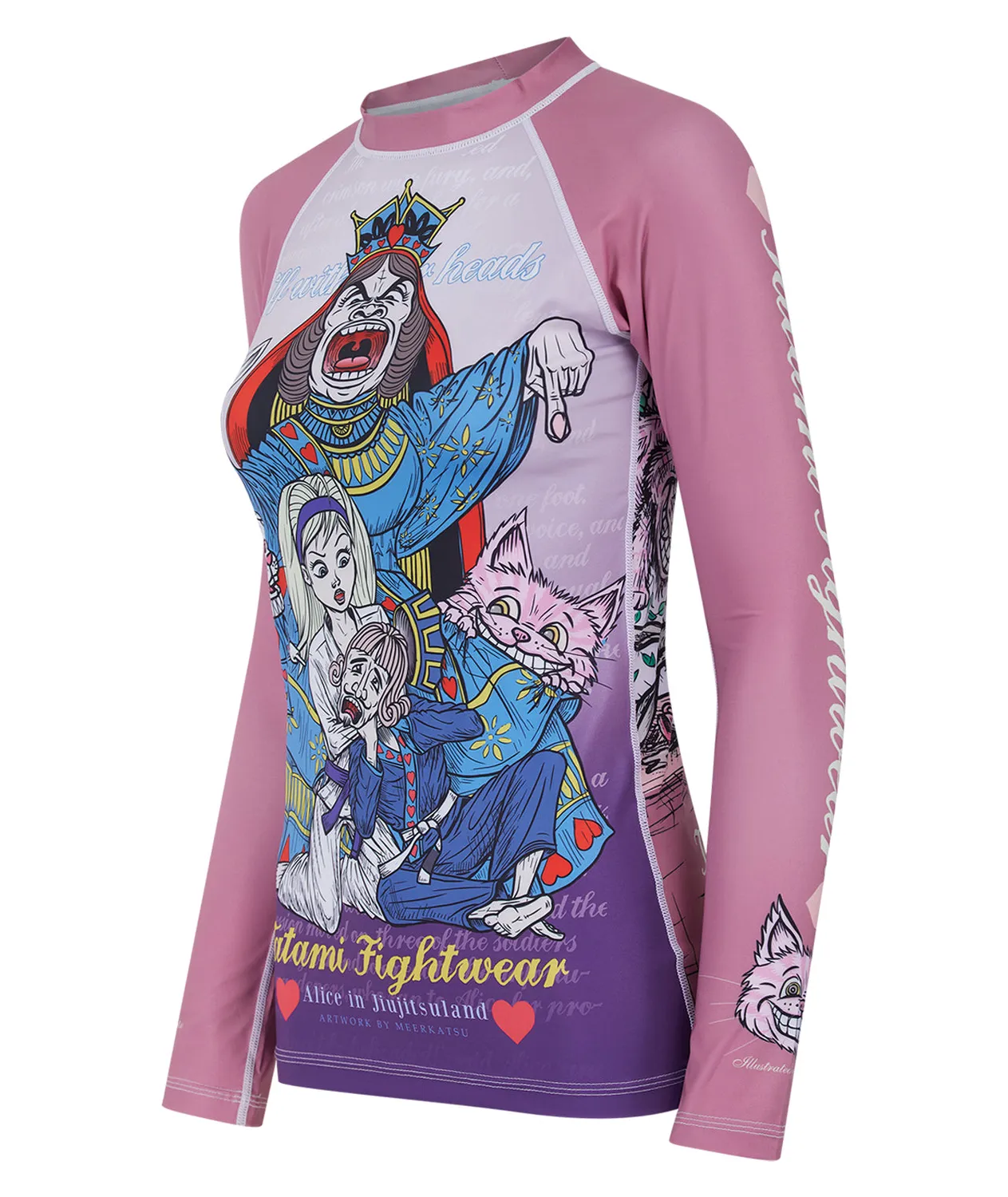 Tatami Meerkatsu Alice Rash Guard donna manica lunga
