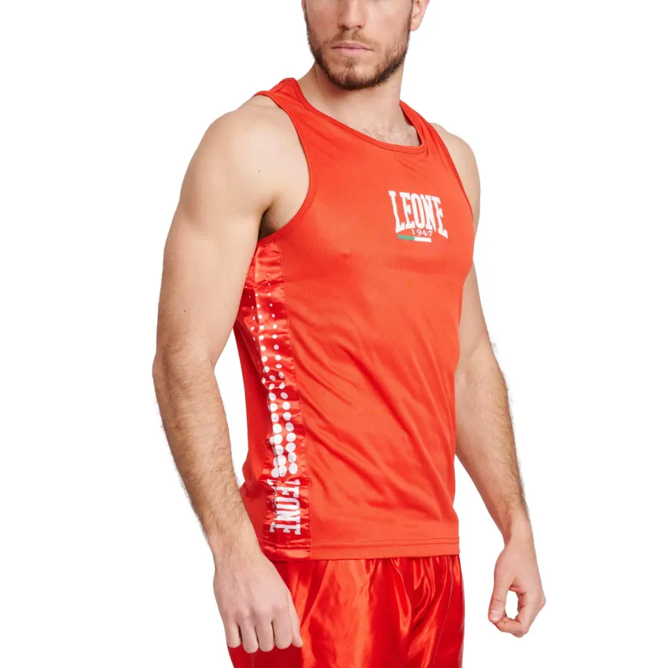 Leone 1947 canottiera boxe poliestere traspirante