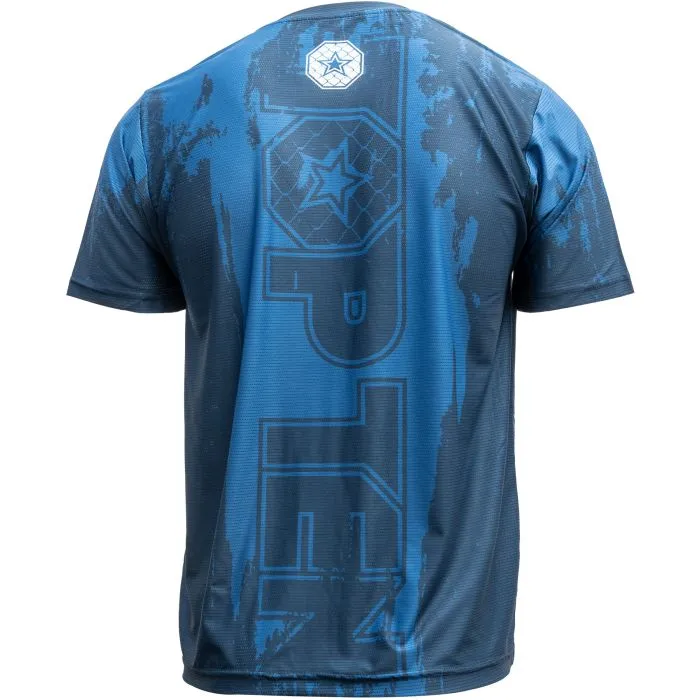 TOP TEN Power Ink t-shirt MMA fitness poliestere nera