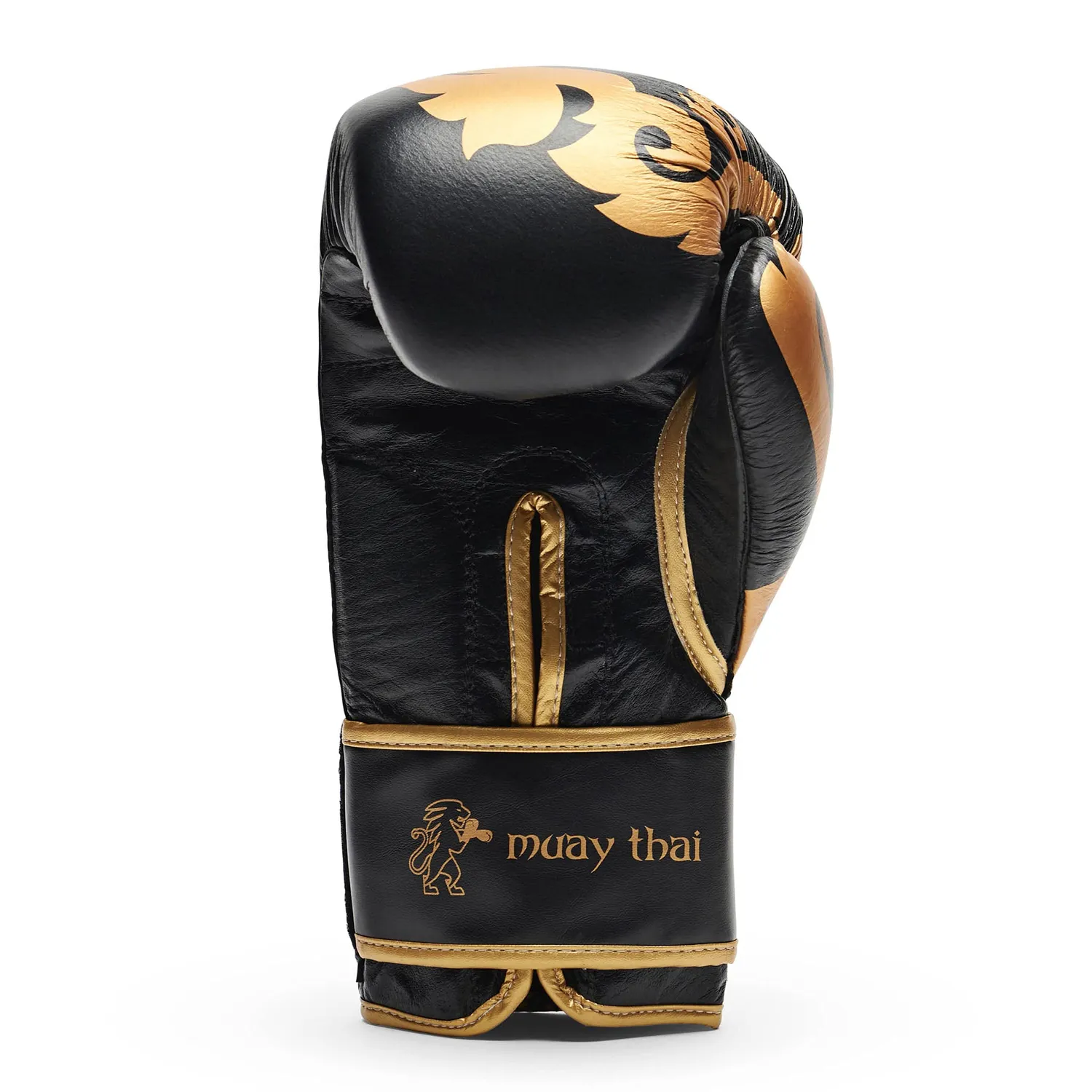 Leone 1947 Maori Guanti boxe neri 16 OZ pelle