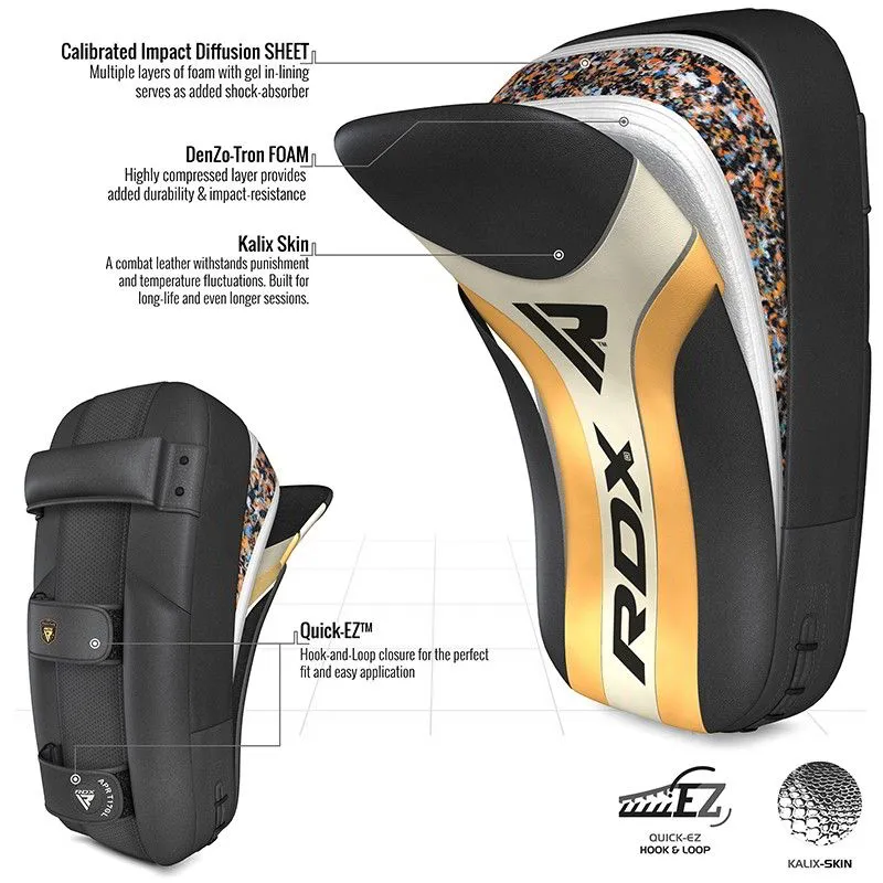 RDX T17 Aura Pao Thai Boxe Oro Antishock