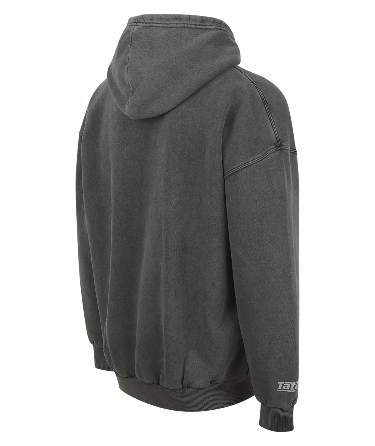 Tatami Classic Stonewashed Felpa Grigia Cotone