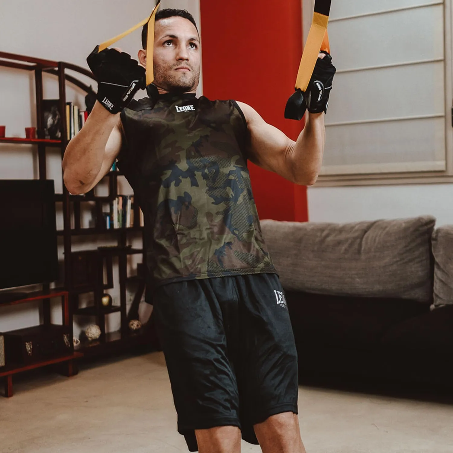 Leone 1947 ABX112 Shorts Fitness Uomo Poly Light Leggeri