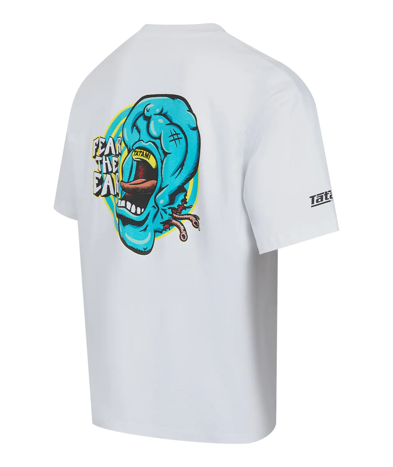 Tatami Fear The Ear T-Shirt Uomo Bianca Cotone Oversize