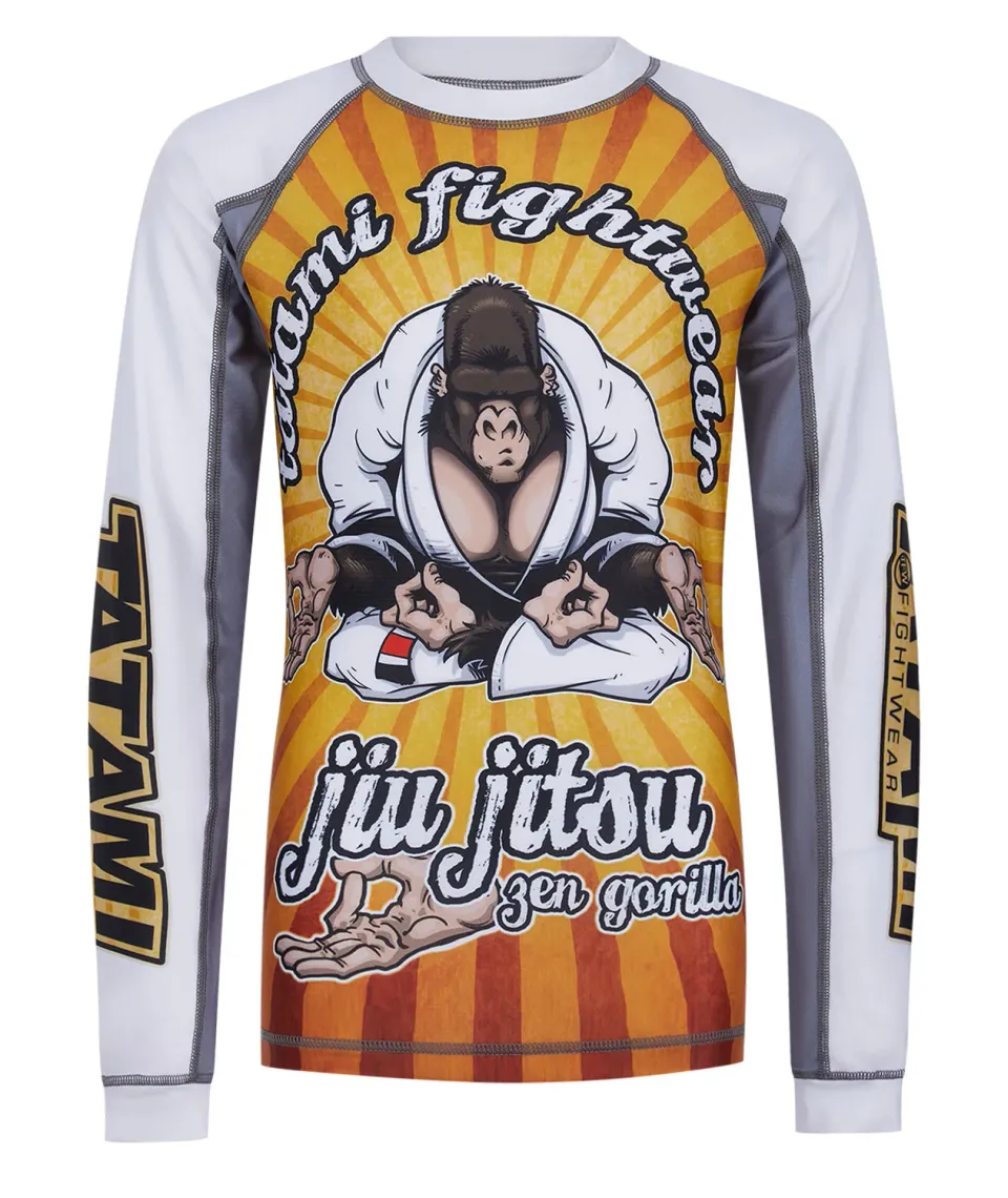 Tatami Fightwear Zen Gorilla rash guard bimbo maniche lunghe