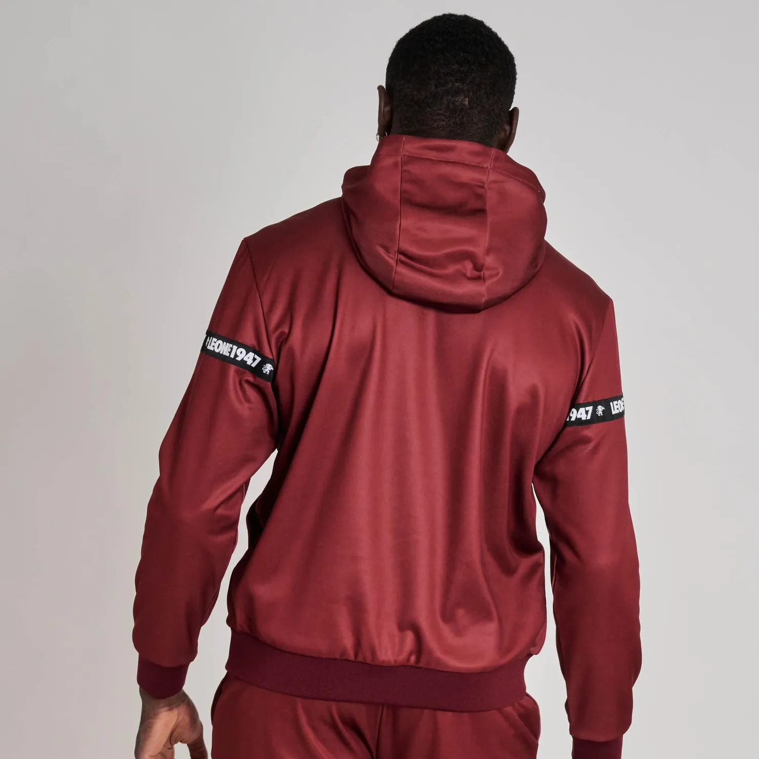Leone1947 Tape 47 ABX220 Felpa Uomo Rosso Mattone cappuccio