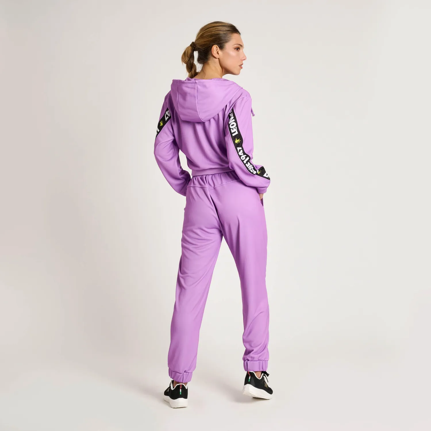 Leone1947 ABX214 pantalone tuta donna violetto jogger