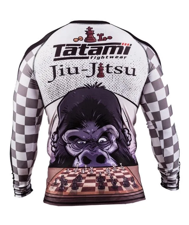 Tatami Fightwear Chess Gorilla rashguard nero manica lunga