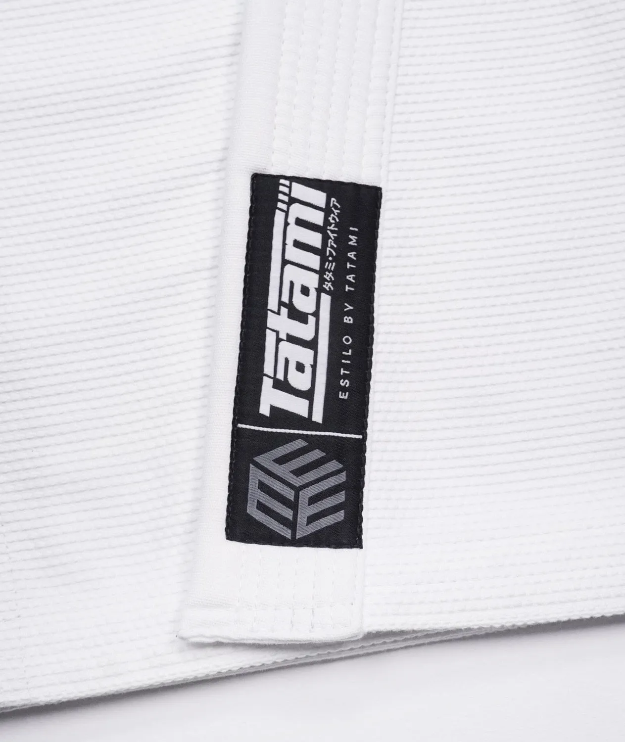 Tatami Estilo Black Label kimono BJJ bianco 550 GSM