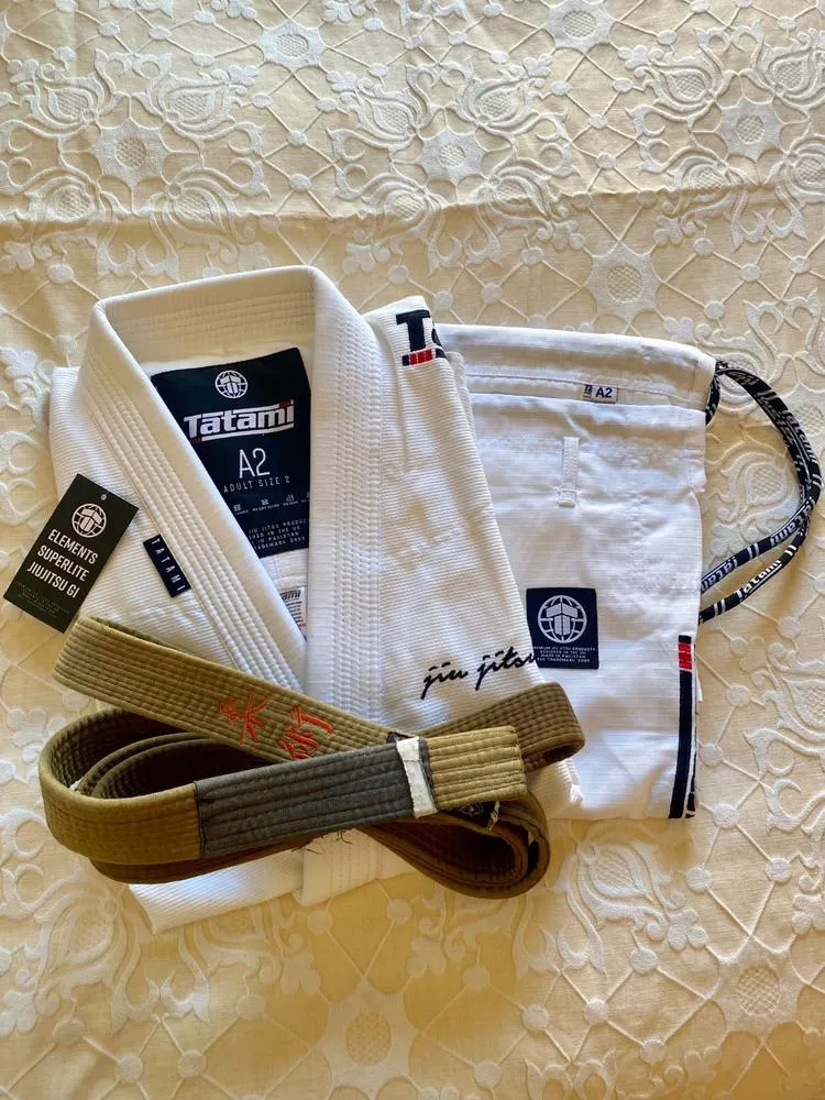 Tatami Elements Superlite kimono bianco leggero