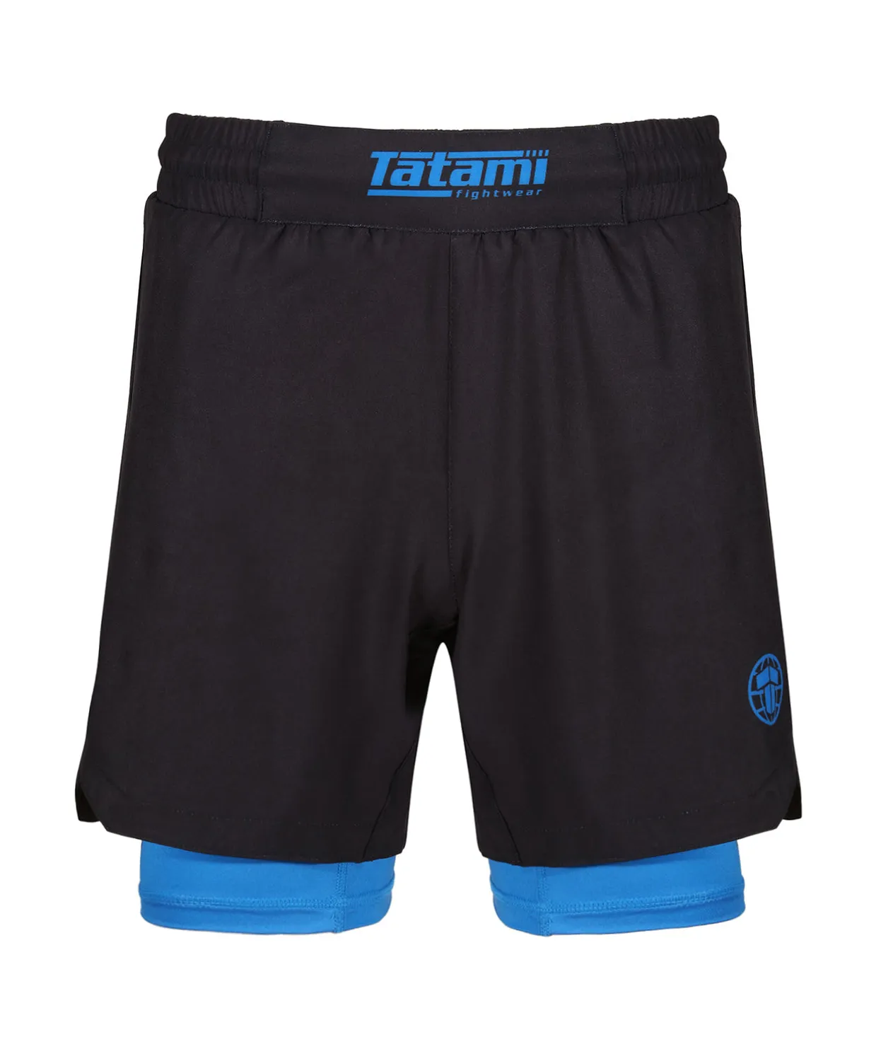 Tatami Dual Layer Grappling Shorts blu no-gi