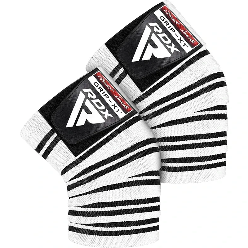 RDX K1 Ginocchiera Elastica Nera Compressione Powerlifting