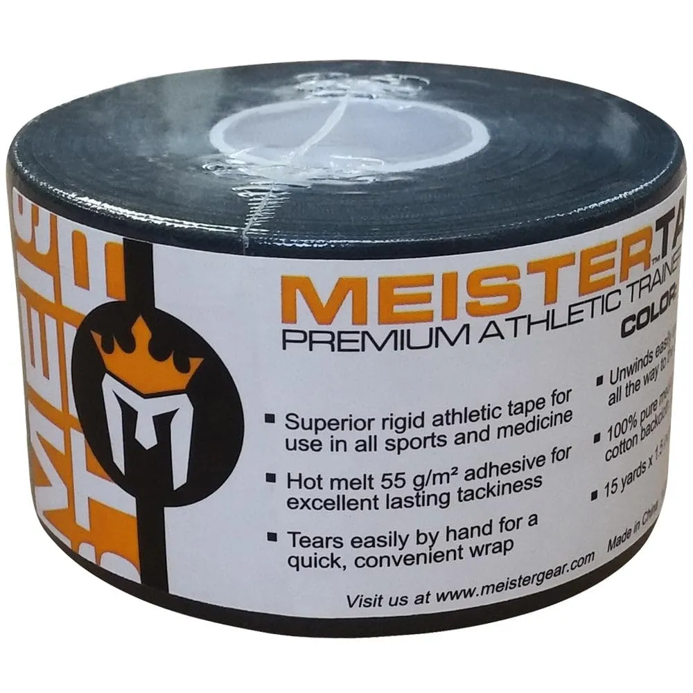 Meister Tape nastro sportivo rigido nero 13,7 m 1 rotolo