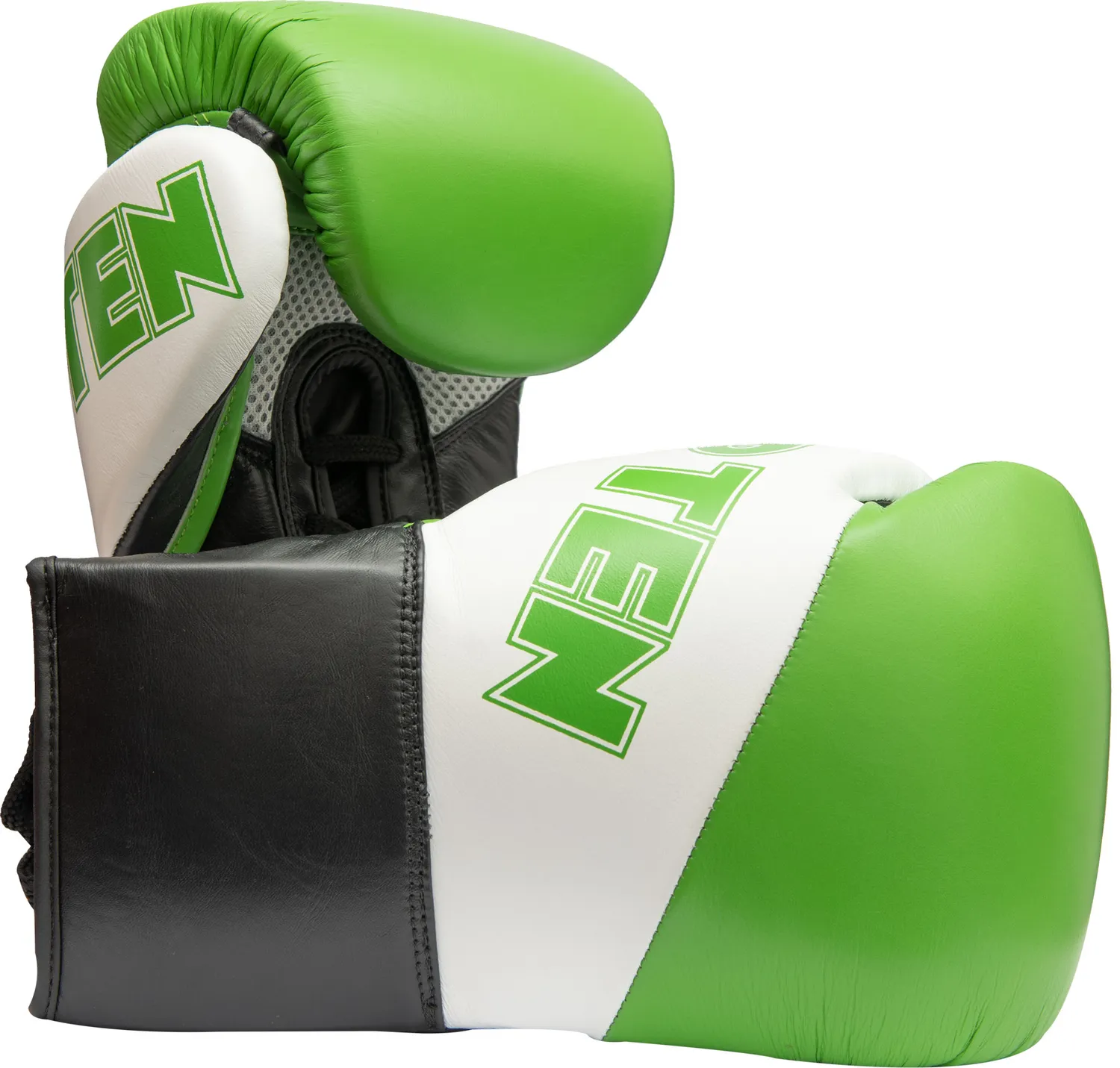 TOP TEN Pro X guanti boxe pelle vera kickboxing