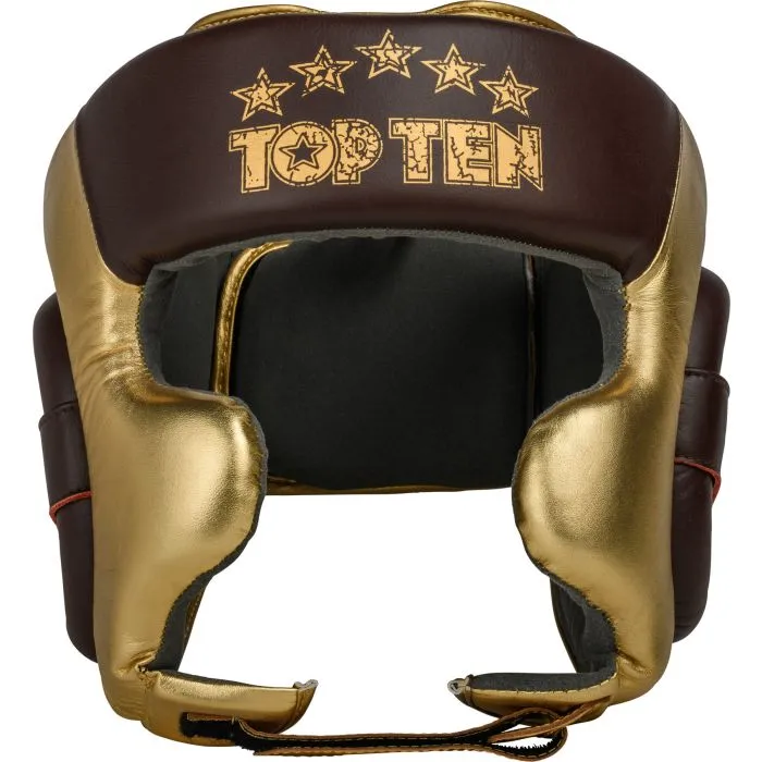 TOP TEN Prestige caschetto pelle boxe MMA