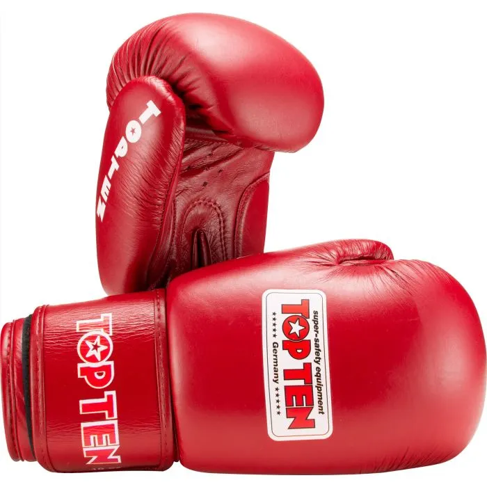 TOP TEN Competition guanti da boxe in pelle