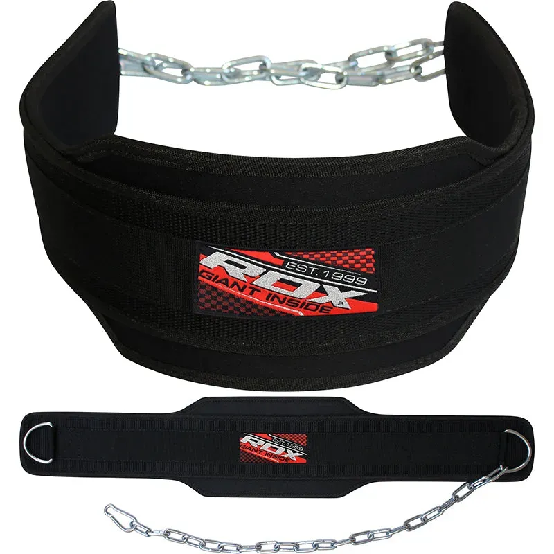 RDX 6DP Cintura Zavorra Nera con Catena