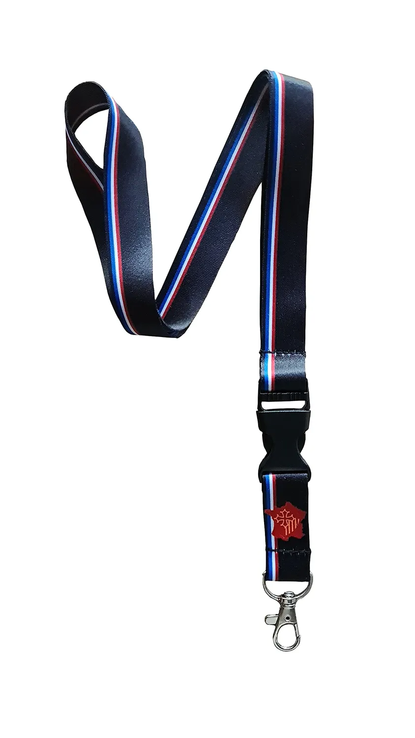 TAO Cordoncino Badge Portachiavi Collo Nero 48 cm