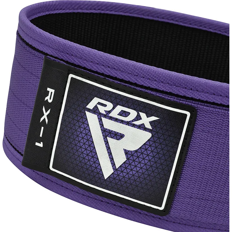 RDX RX1 Cintura Pesi Donna Rosa Nylon 4"
