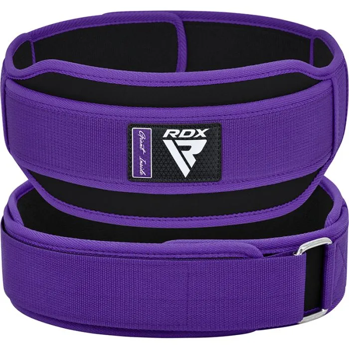 RDX RX5 Cintura Sollevamento Pesi Nylon Supporto Lombare