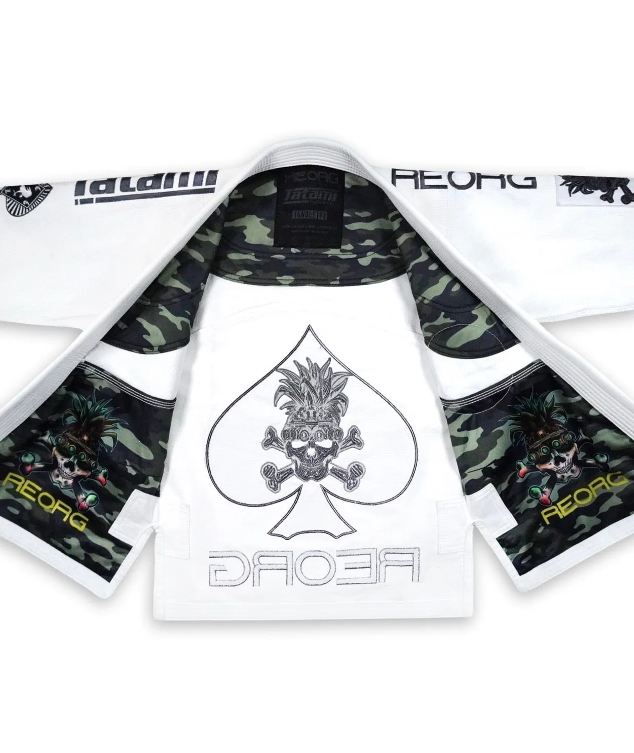 Tatami Reorg Jungle V2 Gi kimono BJJ bianco