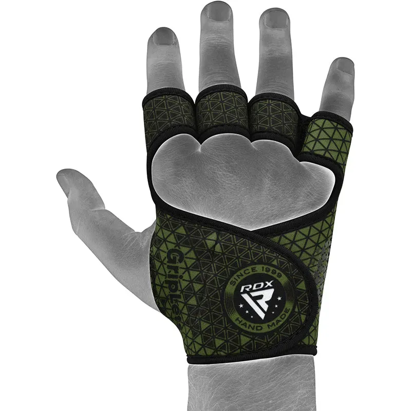 RDX R3 guanti palestra sollevamento pesi neoprene