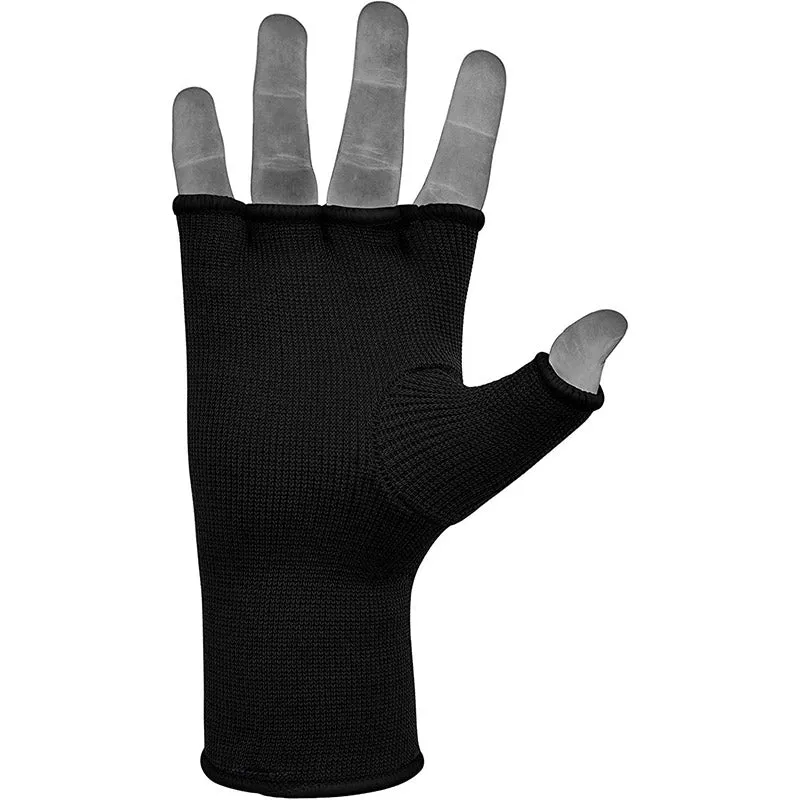 RDX HY Sottoguanti Boxe Mezzo Dito carbonio neri S