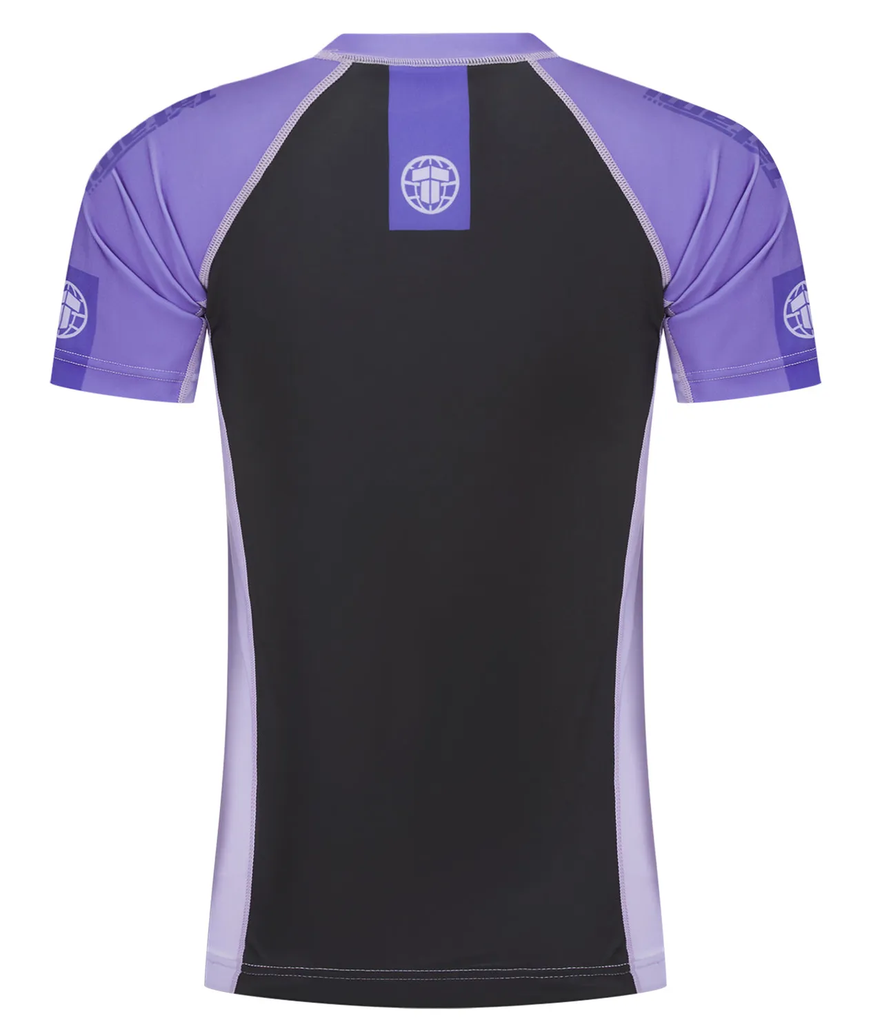 Tatami Contrast Rash Guard Donna Viola Nero Eco Maniche Corte