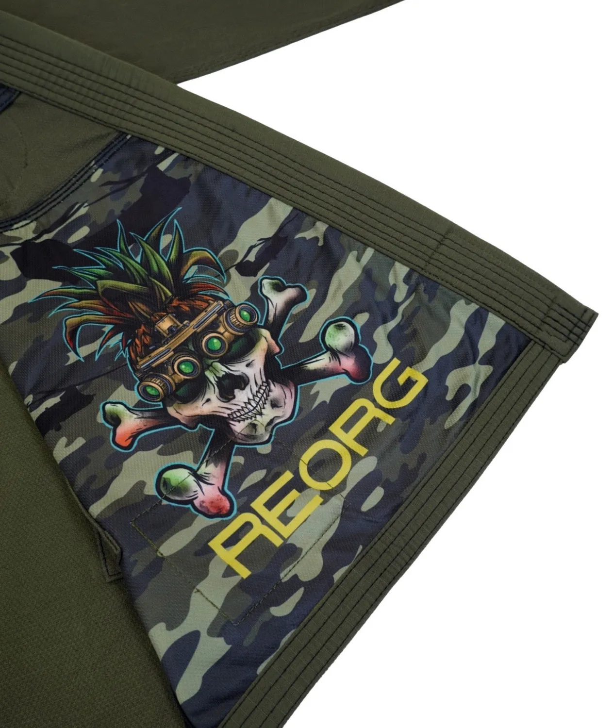 Tatami Fightwear Reorg Jungle V2 kimono BJJ verde militare