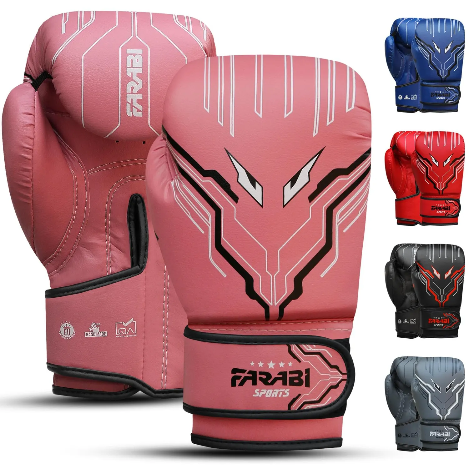Farabi Sports FK-3.6 guantoni boxe bimbo 6 oz blu