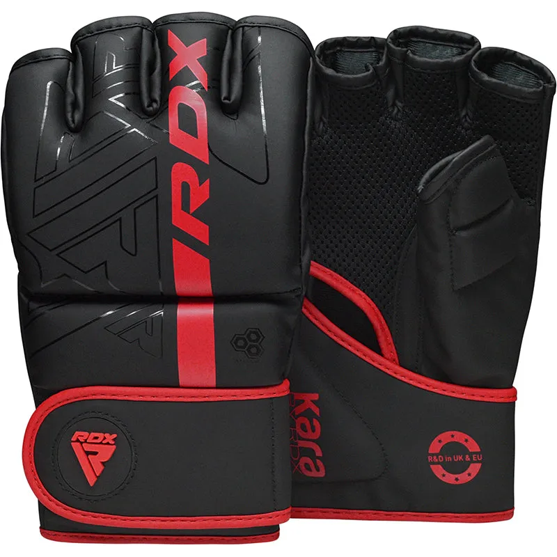 RDX F6 Kara Guanti MMA Grappling Aperte Resistenti