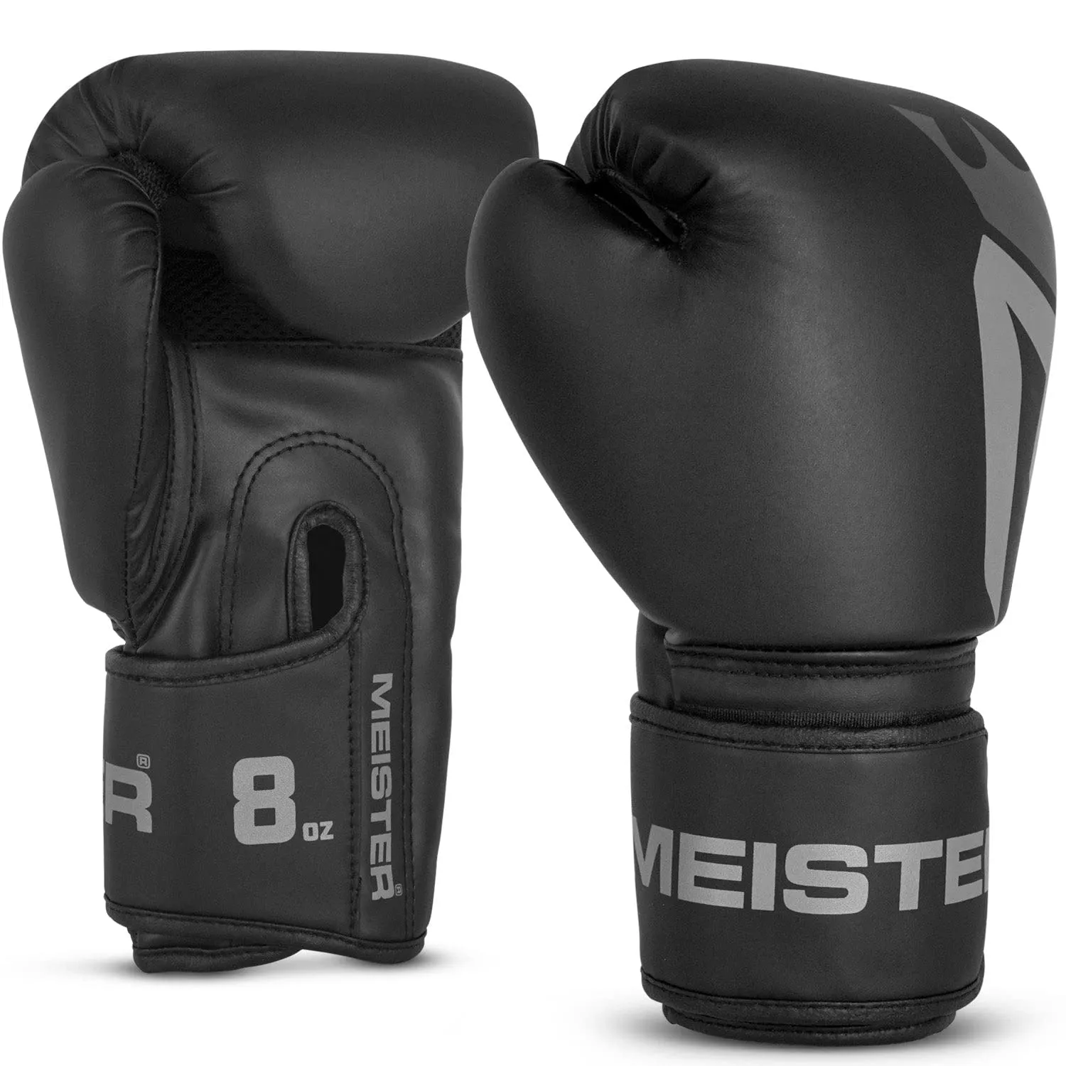 Meister Critical guanti boxe 12 oz nero opaco alta densità