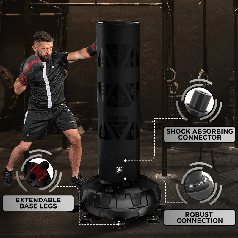 RDX KT Ronin 6ft sacco boxe base terra + guantini