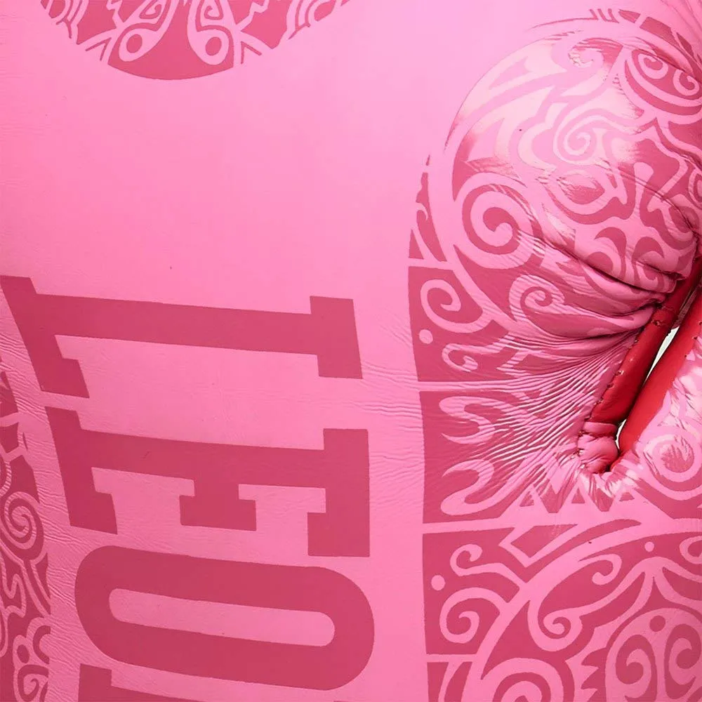 Leone1947 Maori guantoni da boxe rosa velcro