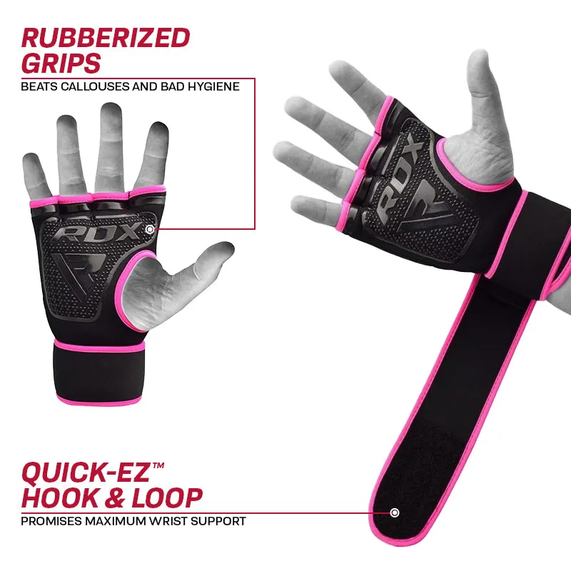 RDX X8 sottoguanti boxe gel rosa protezione nocche