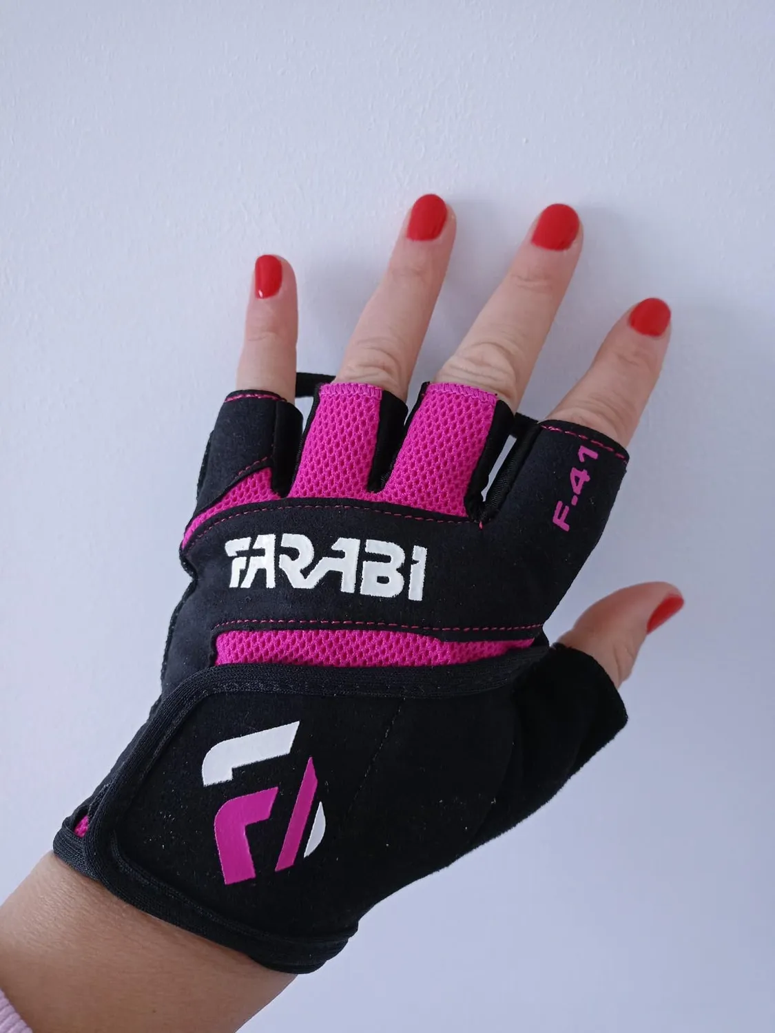 Farabi F-41 guanti fitness pesi pelle M